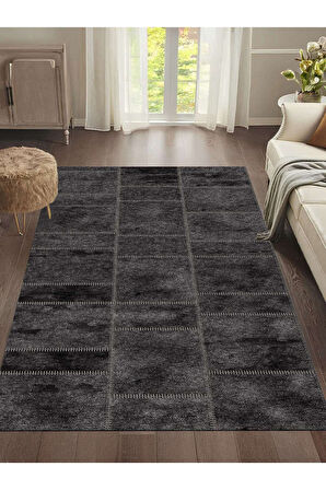 Dijital Baskılı Yıkanabilir Kaymaz Taban Salon ve Oturma Odası Halısı 6381H
