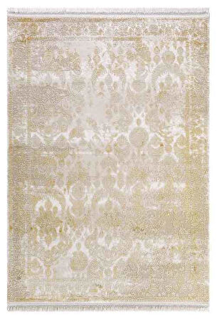 Artemis Halı Inspiration 00650D Bej Gold Vintage Bambu Halı