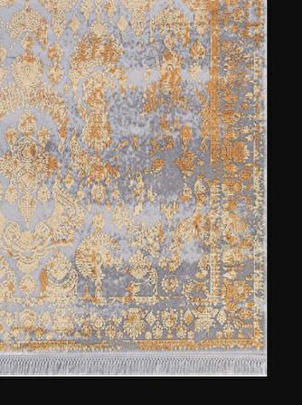 Artemis Halı Inspiration 00650E Gri Terra Vintage Bambu Halı