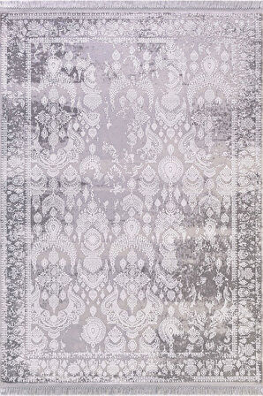 Artemis Halı Inspiration 00650G Gri Kemik Vintage Bambu Halı