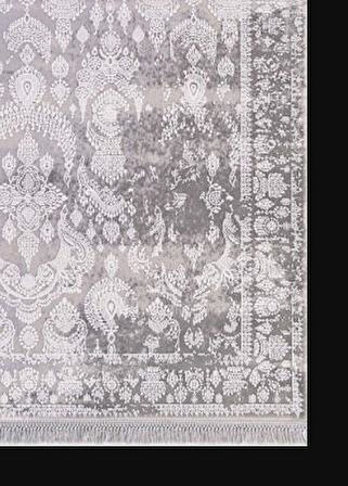 Artemis Halı Inspiration 00650G Gri Kemik Vintage Bambu Halı