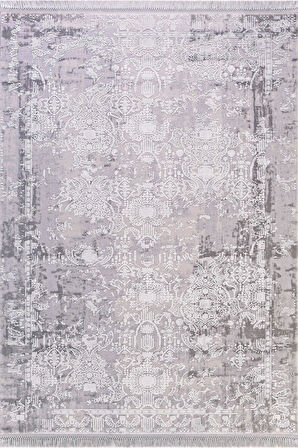 Artemis Halı Inspiration 00651G Gri Kemik Vintage Bambu Halı