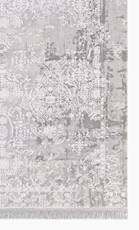 Artemis Halı Inspiration 00651G Gri Kemik Vintage Bambu Halı