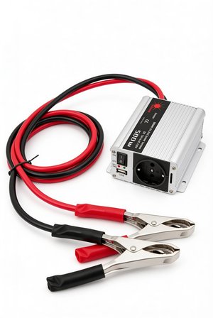 12V DC Akü İnverteri 500W 220V AC Priz USB Port Fanlı Taşınabilir Elektrik Çevirici