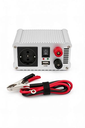 500W Aküden Elektrik Dönüştürücü 12V DC 220V AC İnverter USB Çıkışlı Fanlı Cihaz