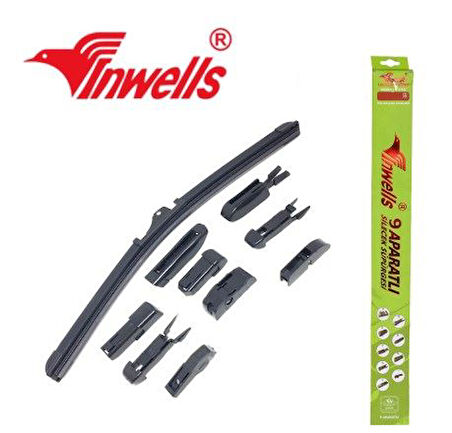 430Mm 9 Aparatlı Banana Tip Silecek Süpürgesi