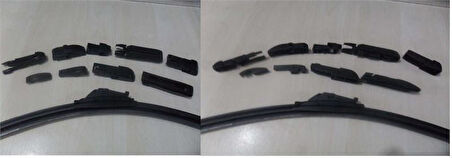 550Mm 9 Aparatlı Banana Tip Silecek Süpürgesi