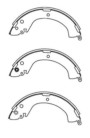 Ioto 10601-30205 Fren Balata Takımı Arka Kampana L200 2Wd 1999-2005