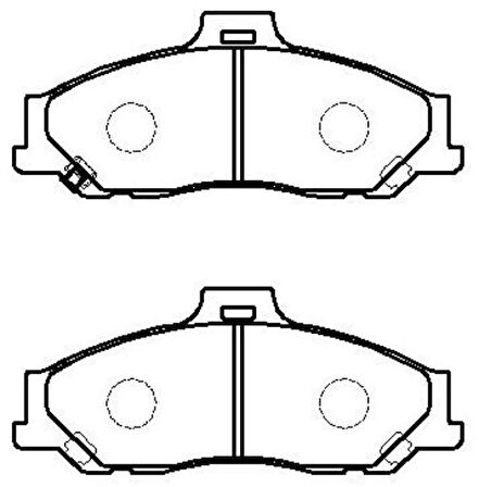 Ioto 10804-30203 Fren Balata Takımı Ön Sımlı Mazda B2500 2001-2003 Ford Ranger 1998>