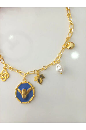 GOLD ZİNCİR  ÖZEL TASARİM BUTİK KOLYE
