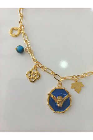 GOLD ZİNCİR  ÖZEL TASARİM BUTİK KOLYE