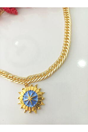 GOLD ZİNCİR  ÖZEL TASARİM BUTİK KOLYE
