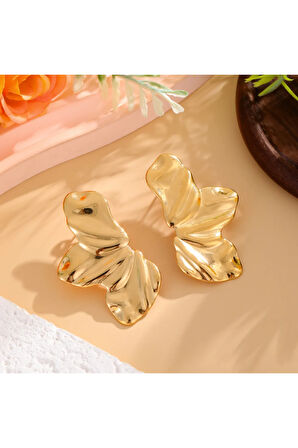 KÜÇÜK KANATLI METAL GOLD KÜPE