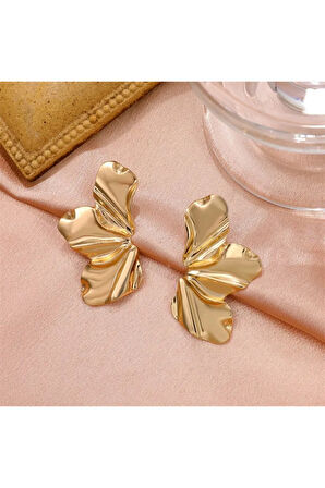 KÜÇÜK KANATLI METAL GOLD KÜPE