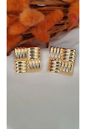 KARE ÖRME METAL GOLD KÜPE