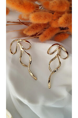 SARKIT BÜYÜK FİYONK METAL GOLD KÜPE