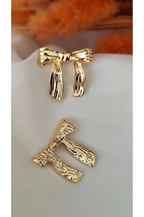 KÜÇÜK FİYONK METAL GOLD KÜPE