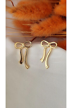 FİYONK SARKIT KÜÇÜK METAL GOLD KÜPE