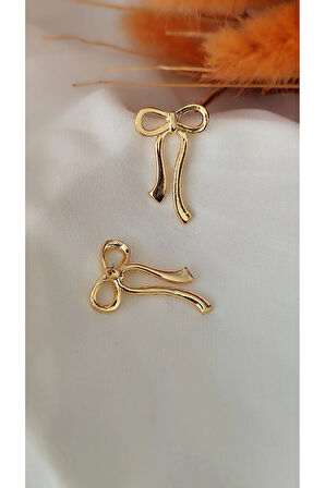 FİYONK SARKIT KÜÇÜK METAL GOLD KÜPE