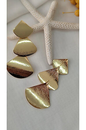ÜÇGEN SARKIT METAL GOLD KÜPE