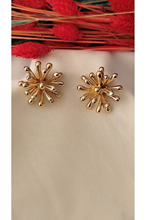 HAWAİ METAL GOLD KÜPE