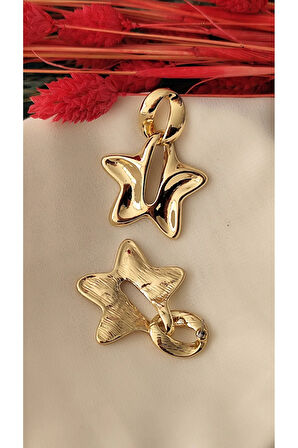 YILDIZ METAL SİLVER GOLD KÜPE