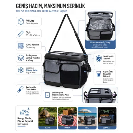IcePeak IP-STORM-40LT Bez Buzluk 40 Litre