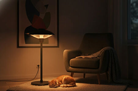 Notus Global Lumo Ayaklı Isıtıcı IP55 1500W Dış ve İç Mekan