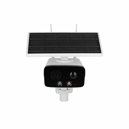 Dahua IPC-HFW2431DG-4G-SP-EAU-B 4mp 2.8mm Sabit Lens SD Kart Dahili Ses Ve Hoparlör H.265+ 4G IP Solar Kamera