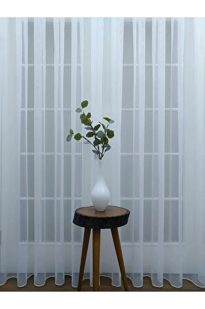 Ipeksi Dokulu Zarif Tül Perde 1E3 Kat Pileli Tül Perde