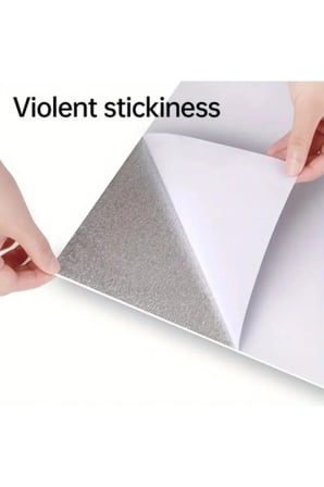 4 Adet Duvar Sticker – 30X30 CM Antrasit Mermer Desenli Kendinden Yapışkanlı Wall Sticker Mutfak Banyo Salon
