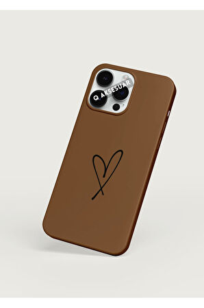 İphone 14 Pro Uyumlu Kalpli Basic Premium Telefon Kılıfı