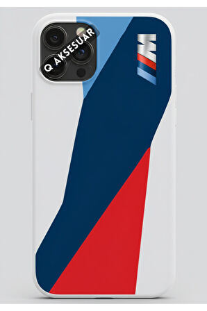 İphone 16 Plus Uyumlu BMW SW Desen Tasarımlı Şeffaf Telefon Kılıfı