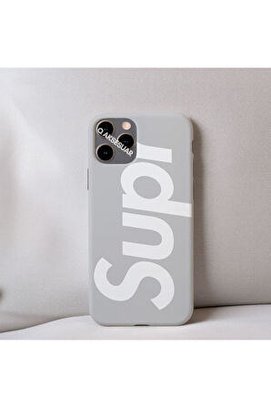 İphone 17 Air Uyumlu İçi Kadife Desenli Telefon Kılıfı