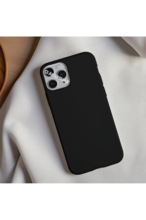 İphone 17 Pro Max Uyumlu Içi Kadife Lansman Silikon Kılıf Yumuşak Doku Hissi Kapak