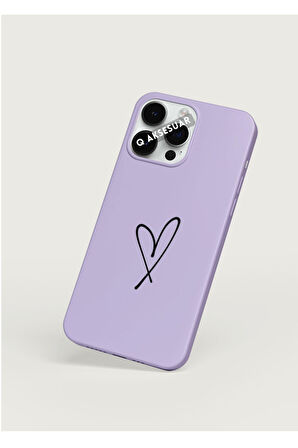 İphone 7 Uyumlu Kalpli Basic Premium Telefon Kılıfı