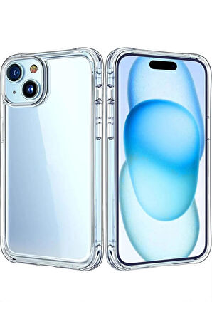 İphone 8 Plus Uyumlu Silikon Renksiz Şeffaf Telefon Kılıfı