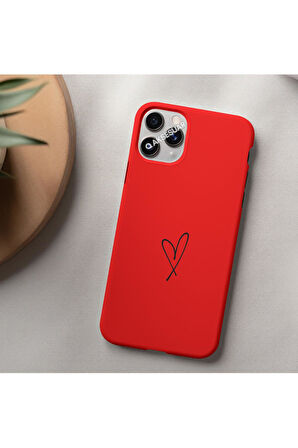 İphone XS Uyumlu Kalpli Kılıf