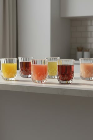 6 Kişilik Şık Tasarım Modern Desen Su Bardağı Takımı 160 Ml