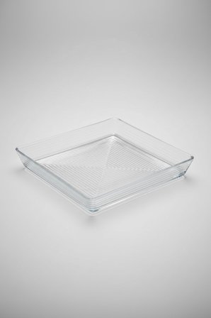 Cam Kristalize Tabak 26 Cm – Şık Sunum Ve Dekoratif Servis