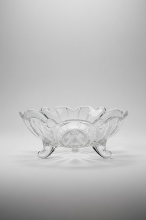 3 Ayaklı Soga Cam Meyvelik Sunumluk 21 Cm