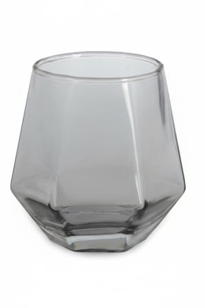 Zen 6’Lı Cam Su Bardağı – 340 Ml Füme