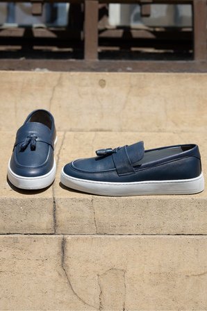 Tassel  %100 Hakiki Deri Erkek Loafer Ayakkabı, Günlük Casual Ayakkabı