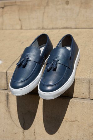 Tassel  %100 Hakiki Deri Erkek Loafer Ayakkabı, Günlük Casual Ayakkabı