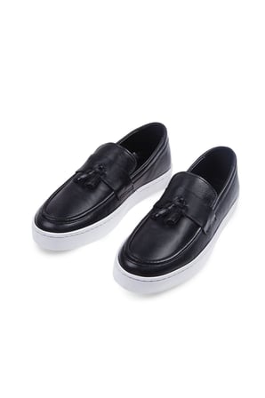 Tassel  %100 Hakiki Deri Erkek Loafer Ayakkabı, Günlük Casual Ayakkabı