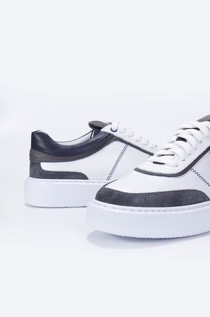 Biagi % 100 Hakiki Deri Erkek Sneaker Ayakkabı