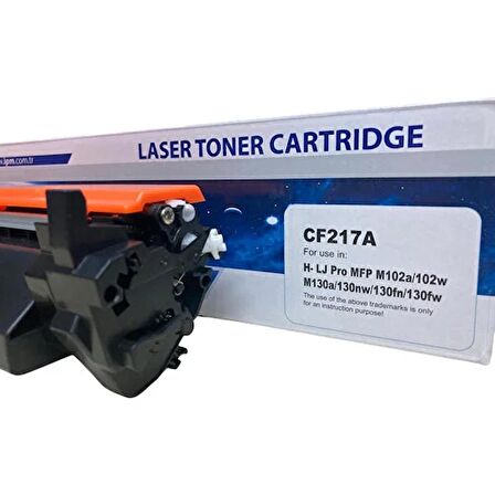 Hp CF217A-( 217A ) 1600 Sayfa Siyah Muadil Toner Çipli 1600 Pro M102A / M120W / Mfp M130A