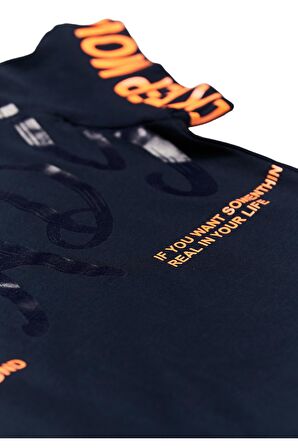 Erkek Çocuk Ready Yazı Desenli Tişört