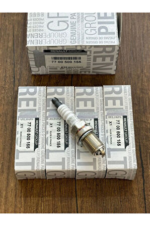 Buji Takımı 4 Adet Buji Orijinal Megane/Scenic/Clio 1.4 16V - 1.6 16V  Tek Tırnak Buji 7700500155