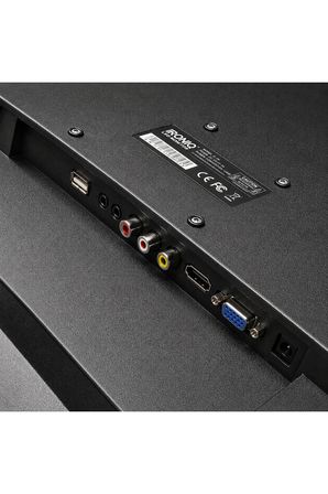 IRN-Q24WS 24" Full HD LED Çok Amaçlı Monitör HDMI VGA 3 RCA USB Hoparlörlü Kumandalı